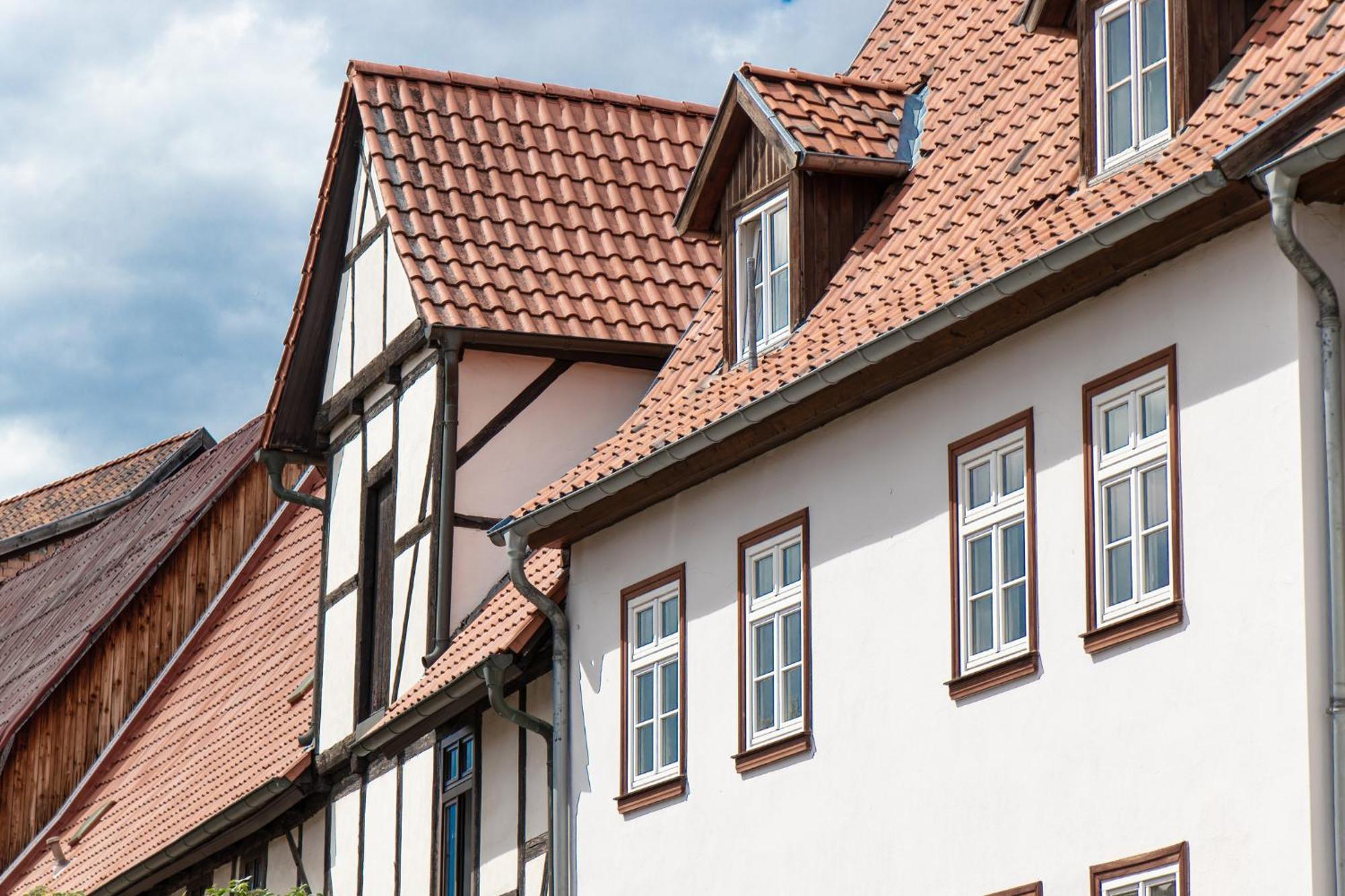 Ferienhaus Im Altstadtgaesschen Mit 3 Badezimmern 奎德林堡 外观 照片